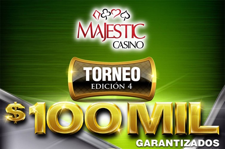 Hoy se juega el espectacular $100 Mil Garantizados de Majestic Casino en Guadalajara