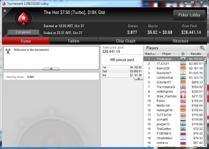 The hot $7.50, PokerStars