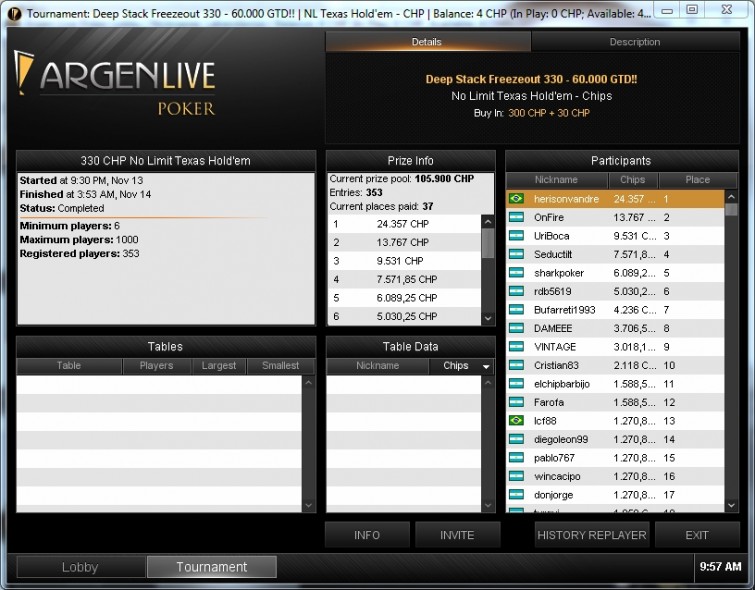 deep stack lobby aconcagua español