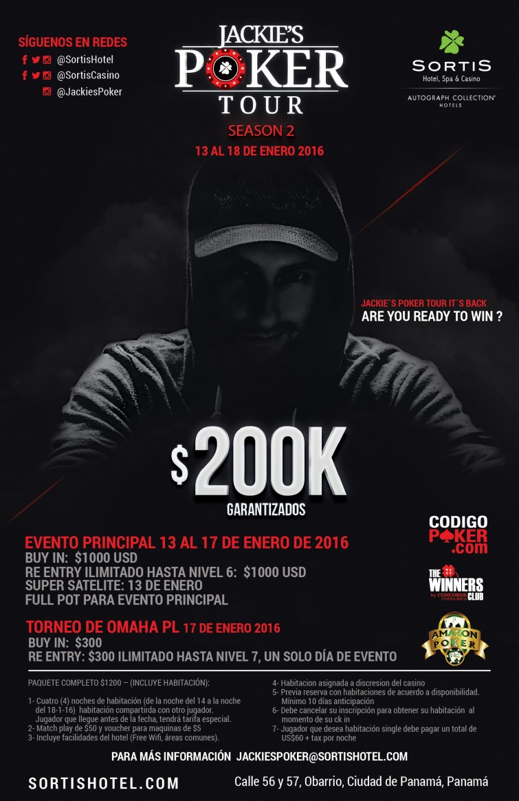 Jackies poker tour Season 2 Evento 1