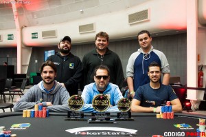 Mesa Final NLH 6-Max BSOP Millions Sao Paulo