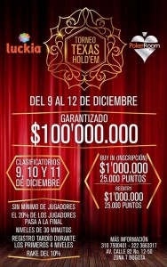 Anuncio torneo Luckia 100M