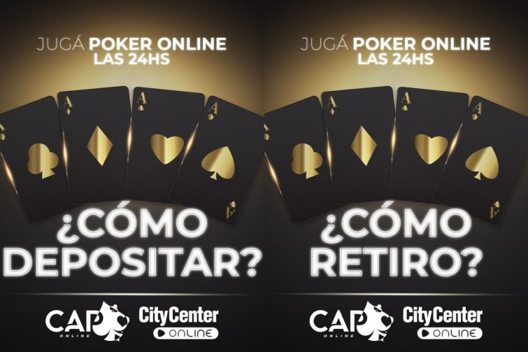 Así de sencillo es jugar al poker en City Center Online