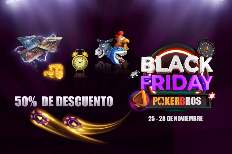 Las rebajas del Black Friday en PokerBROS