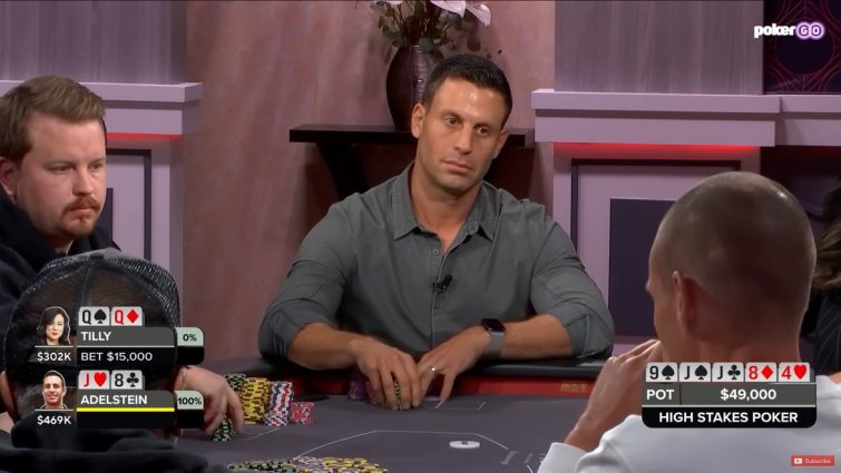 Adelstein y sus lujosas jugadas en High Stakes Poker