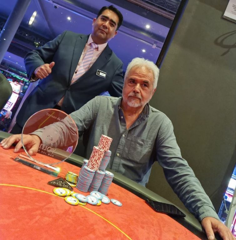 Jeria se impuso en el exitoso regreso del poker a Viña del Mar